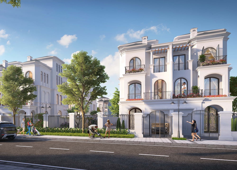 Biệt thự Vinhomes Wonder City - Tuyệt tác kiến trúc phía Tây Hà Nội 3 BIệt thự song lập tại Vinhomes Wonder City